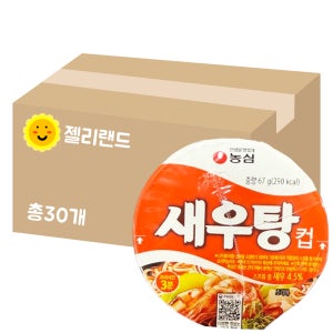 농심 새우탕 작은컵 67g X 30개 (1BOX)