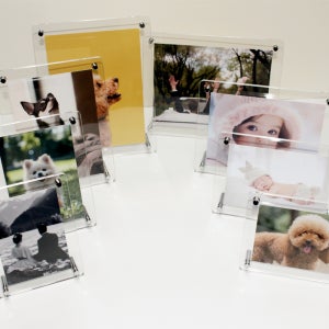 스텐드형 아크릴 사진액자 투명액자 3R 4R 5R 6R