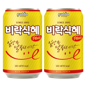 팔도 비락식혜 340ml, 24개