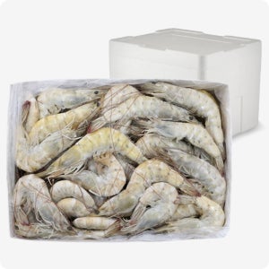 흰다리 새우 에콰30/40, 2kg, 6개