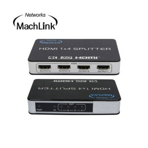 마하링크 HDMI 분배기 4K UHD 1:4 모니터 분배기 ML-HSP44K