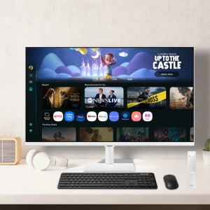 삼성 스마트모니터 M5 M50D LS32DM503EKXKR FHD 화이트 삼탠바이미