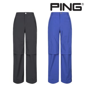 핑 골프웨어 남성 지퍼 포인트 레인 팬츠 파크 골프 라운딩 스윙 비옷 바지 F2PR201
