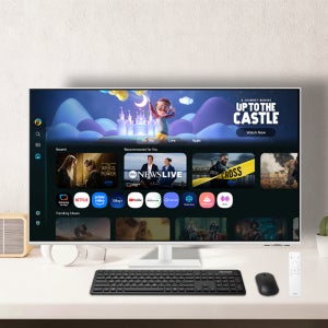 삼성 2025 4K AI 스마트모니터 M1 LS43FM1E3UKXKR 화이트 삼탠바이미