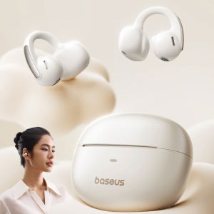 오픈형 블루투스 V5.4 이어폰 TWS 방수 방적 오픈링 커브핏 멀티페어링 초경량 운동 러닝 이어폰 수영