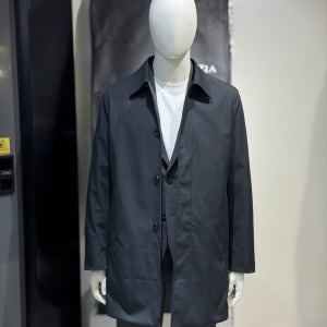 지오지아 중기장 맥 트렌치 코트 다크네이비 ABG1CG1101DNV