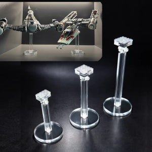 레고 거치대 스탠드 투명 180도 관절 각도 다양한 높이조절 옵션 12cm 40cm 스타워즈 브릭