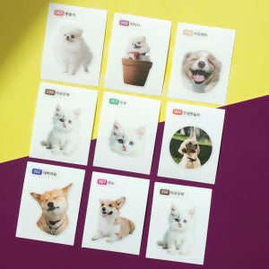 띠부띠부씰제작 (3000매이상) 칼선 스티커제작