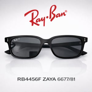레이벤 선글라스 RB4456F ZAYA 자야 6677/81 블랙 편광 선글라스