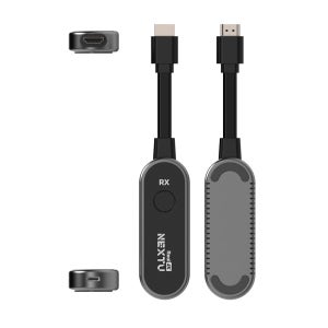 넥스트유 무선 송수신기 세트 HDMI 4K 미러링 미라캐스트 영상 전송기 TX RX 회의