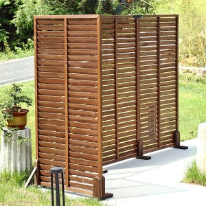 펜스 담장 폭 높이 울타리 방부목 옥상 야외가림막 90 받침대 휀스 가리 (받침대 별도 주문) 판매