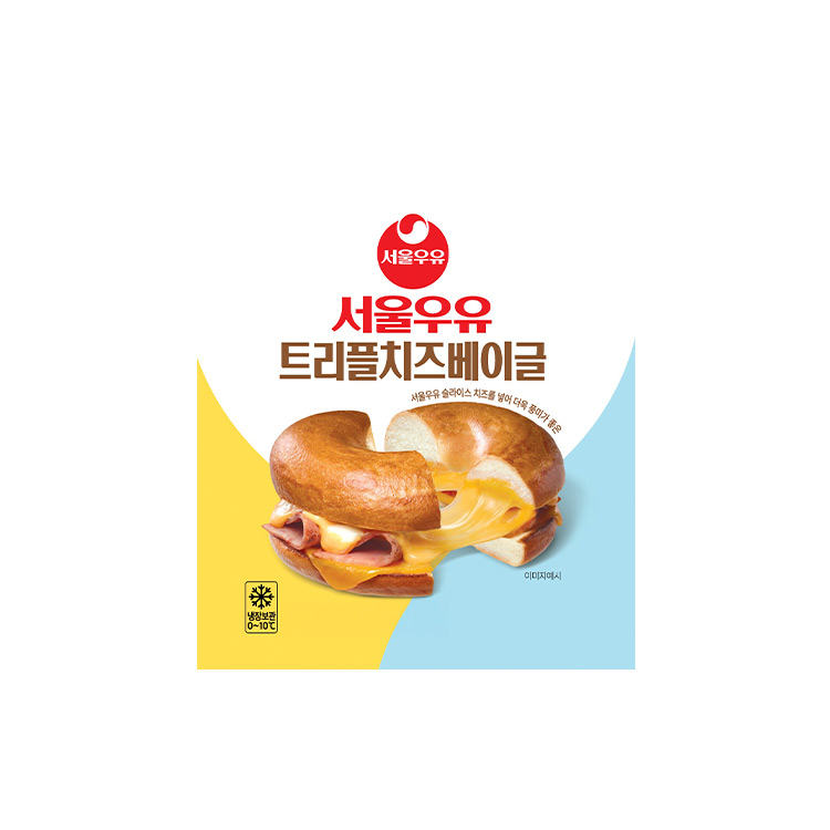 서울우유)트리플치즈베이글