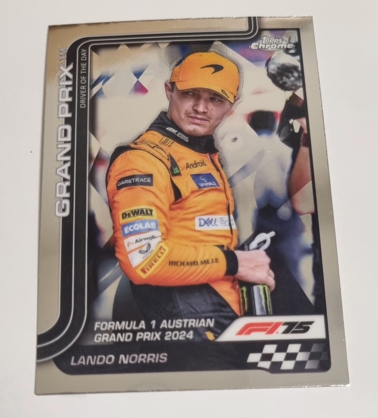 2025 F1 랜도 노리스 카드 TOPPS CHROME 카드 탑스 크롬