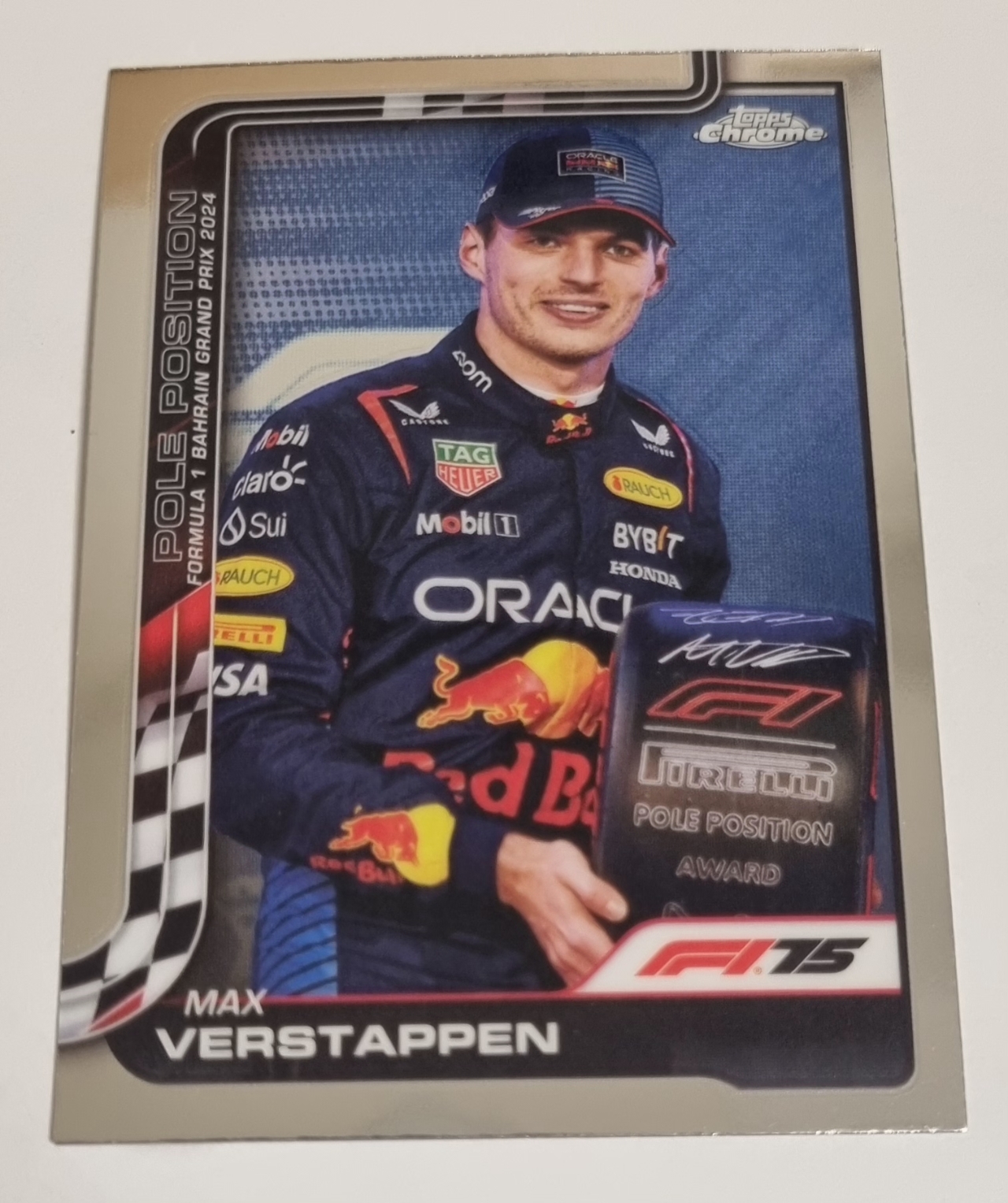 2025 F1 막스 베르스타펜 카드 TOPPS CHROME 카드 탑스 크롬