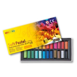 문교 24색 화방용품 소프트 파스텔 MPS