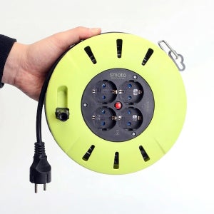 스마토 4구 전선릴 전기연장선 야외멀티탭릴 캠핑용 220V 10M 과열방지 리드선