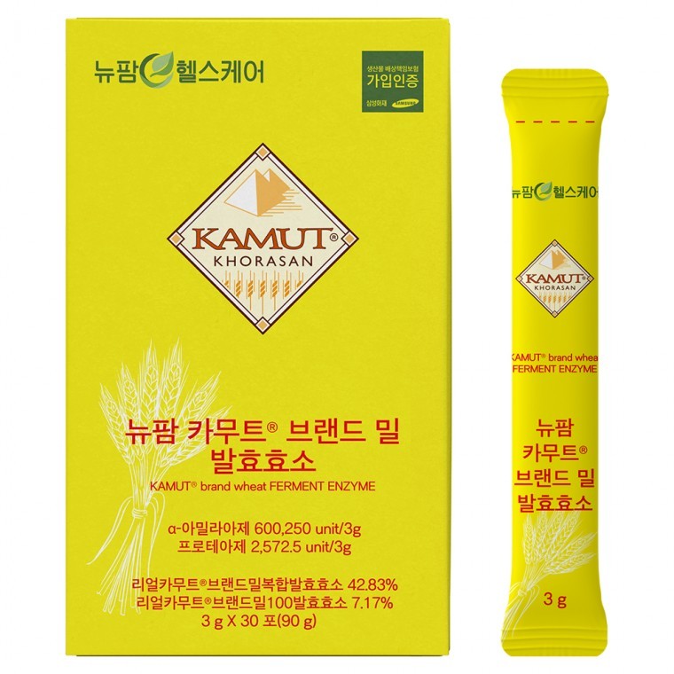 뉴팜<b>헬스케어</b> 카무트 발효<b>효소</b> 3g x 30포