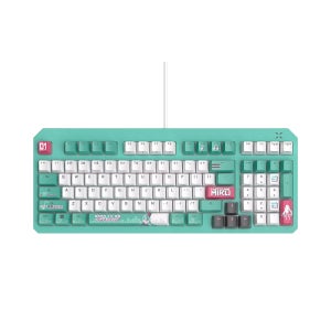 [포토리뷰작성시 N포인트1만원적립] ASUS TUF K3 GEN II 미쿠 에디션 유선 게이밍 키보드 영문 민트, 적축