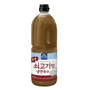 면사랑 농축 쇠고기맛 냉면육수 2.1kg, 6개