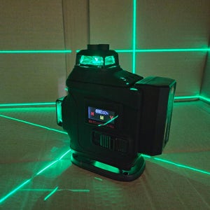 LTG 레이저레벨기 4D 대용량배터리 모션센서감지 Green