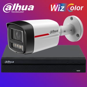 다후아 IPCCTV세트 400만화소 초저조도 풀컬러자가설치 공장 사무실 축사 농장 스마트폰