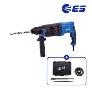 ES산업 전기 해머 드릴 26mm 800W H226 세트 유선 해머드릴