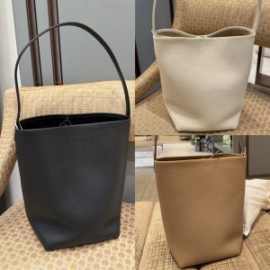 더로우 N/S 파크백 미디엄 블랙 아이보리 다크토프 W1313L129