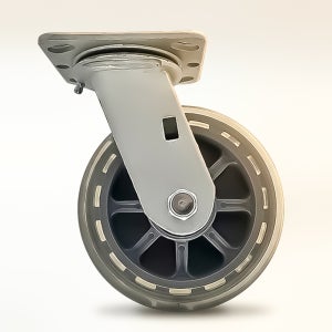무소음 인라인바퀴 6인치(15cm) 250kg 바퀴폭4.8cm 대차캐스터 회전형