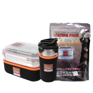 바로쿡 베스트 셀링(텀블러 400ml+사각용기 850ml+발열팩 리필 80gx10개)
