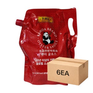 이금기 팬더 굴소스 2kg 6개입 스파우트팩 1박스