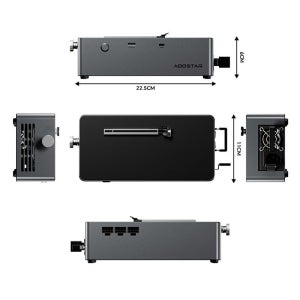 외장 그래픽 도킹스테이션 USB4 100W 전원공급