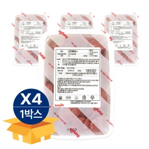 선진 페파로니 페퍼로니 1kg 냉동 X 4팩 1박스 피자토핑