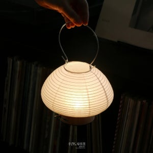 Hayashi Kougei - MICHIYUKI-TOU 페이퍼 랜턴 / 무선 조명 공예