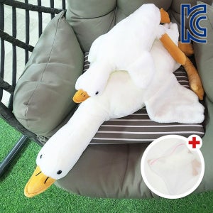 인트홈 보들보들 대형 거위 바디필로우 190cm 안고자는 베개 인형 오리 쿠션