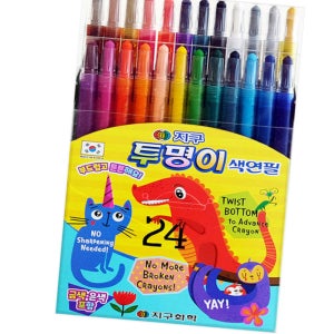 색연필 24색 미술도구