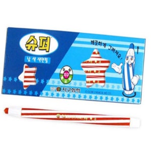 채점펜 빨강 12자루 유치원입학 드로잉도구 색칠공부