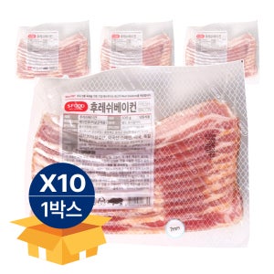 에쓰푸드 베이컨 7mm 슬라이스 500g 냉동 X 10팩