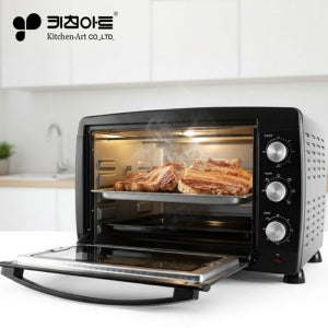 키친아트 전기오븐 미니오븐 대형 제과제빵 생선구이 군 고구마 45L