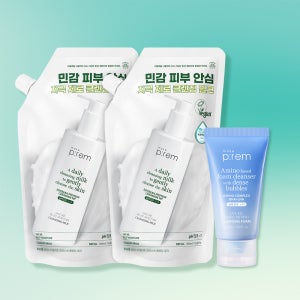 [2개묶음] 세이프 미 릴리프 모이스처 클렌징 밀크 대용량 리필팩 500ml+500ml