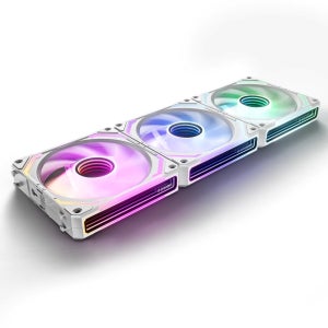 Asiahorse COSMIQ ARGB 모듈 쿨러팬 표준형(정방향), 화이트, 3팩