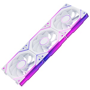 Asiahorse NYOTA Ultra ARGB 모듈팬 표준형(정방향), 화이트, 3팩