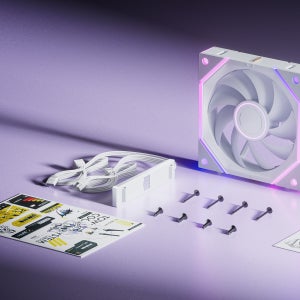 Asiahorse NYOTA Ultra ARGB 모듈팬 리버스(역방향), 화이트, 1팩