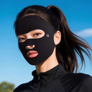 1+1 UV 자외차단 마스크 여성 골프 러닝 얼굴 햇빛 가리개 안면 등산 전면 쿨 마스크
