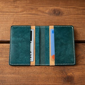 가죽공예 바이폴드 카드 명함 지갑 만들기 DIY 키트 체험 선물용