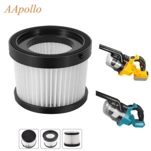 DEWALT DCV501HB 용 1/2pcs 필터 Makita 진공 청소기 용 무선 핸드 헬드 진공 청소기 교체 필터