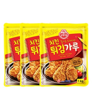 오뚜기 치킨 튀김가루 1kg, 3개
