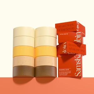 샘스캐빈 설거지비누 주방비누 고체워싱바 과일세척 100g, 20개