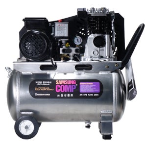 케이콤 이동식 콤프레샤 5.5마력급 40리터 알루미늄탱크 벨트식 휴대용