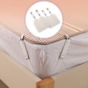 와이엠베스트 침대패드 시트 고정집게 4P 세트 고정밴드