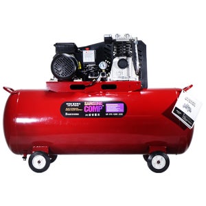 케이콤 이동식 콤프레샤 5.5마력급 120리터 스틸탱크 벨트식 휴대용